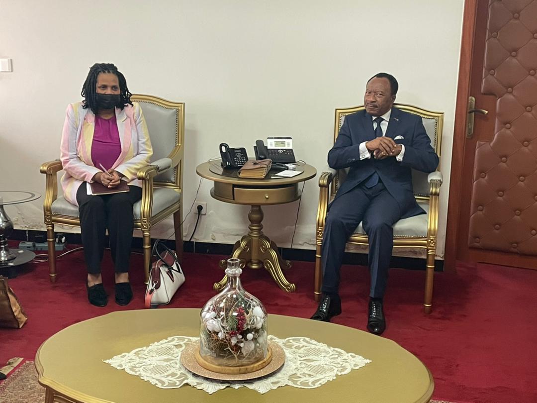 Cameroun- MINTP : le Haut Commissaire d'Afrique du Sud reçu en audience 1