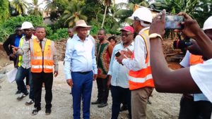 Cameroun- Sur les traces des chantiers herculiens du Maire de la ville de Kribi Guy Emmanuel SABIKANDA 11