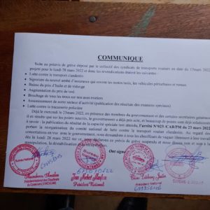 Cameroun- Transports routiers : Le préavis de grève suspendu 4