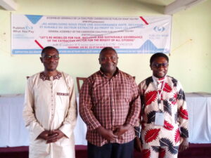 Membres du bureau de la coordination PUBLISH WHAT YOU PAY CAMEROON réélus