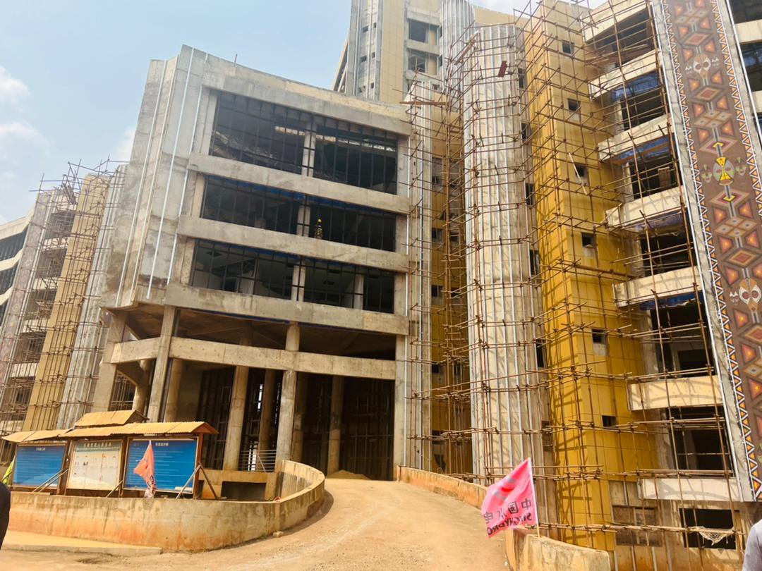 Cameroun- Construction de l'Immeuble siège du MINTP: 62,93% des travaux réalisés 2