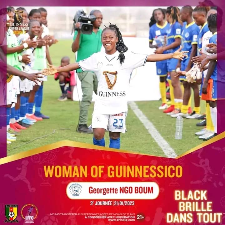 Guinness Super League : Georgette Ngo Boum élue 3e woman Of Guinnessico 1