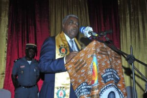 René Emmanuel SADI, président de la commission régionale de Campagne RDPC dans le Centre
