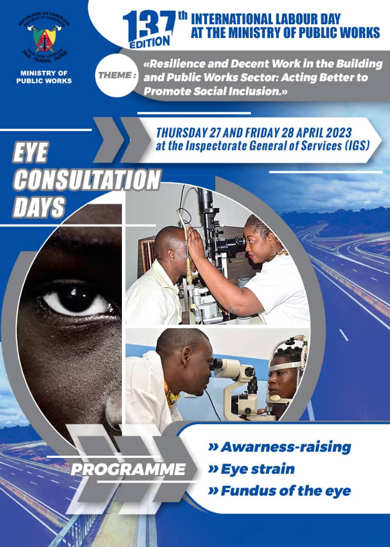 Cameroun- JIT 2023: Le Mintp opte pour la santé de l'oeil 1
