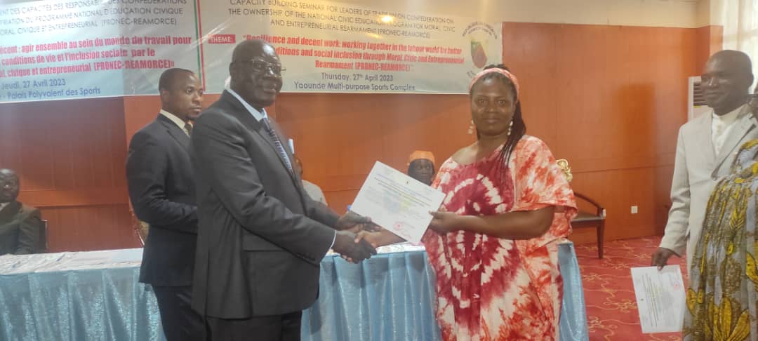 Cameroun- PRONEC-REAMORCE: Les responsables des confédérations syndicales outillés 1