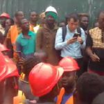 Cameroun-Chantier de construction de l'usine des carreaux de BIPAGA à Kribi les employés en grève 4
