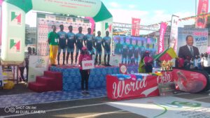 Cameroun-Grand Prix Cycliste International Chantal Biya, présentation des équipes à Kribi 12