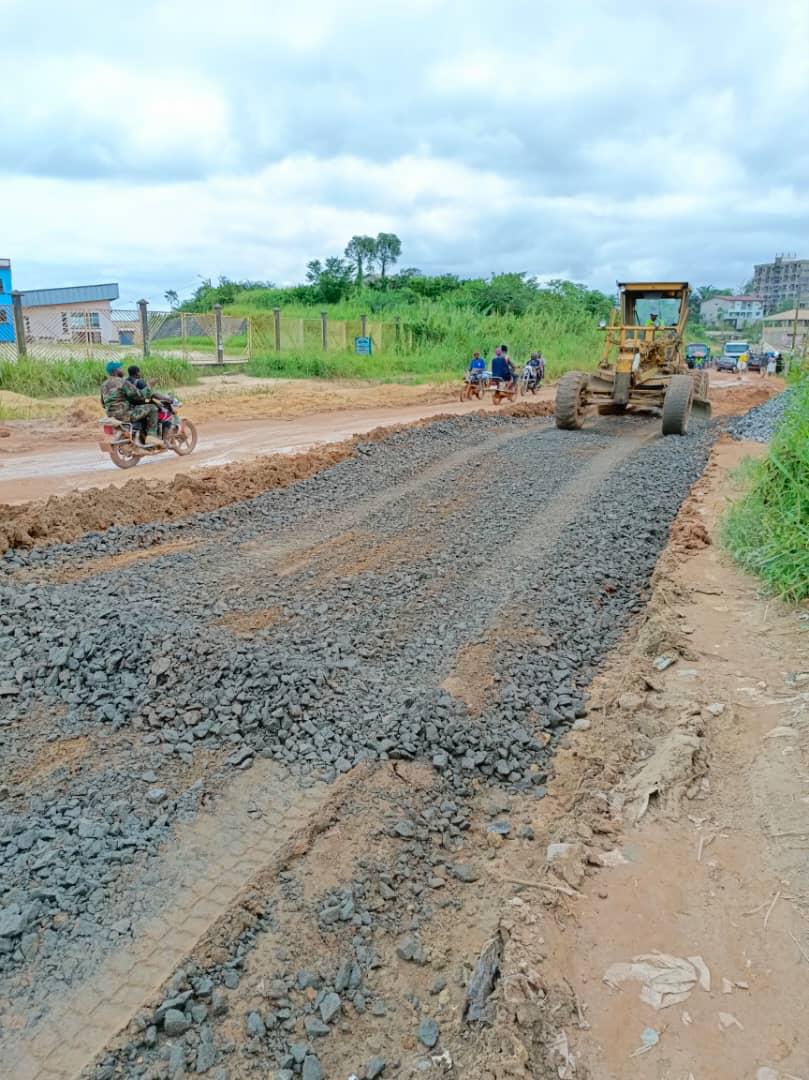 Cameroun- Douala-Bonepoupa: les travaux d’urgence effectifs entre les PK 14 et 21 1