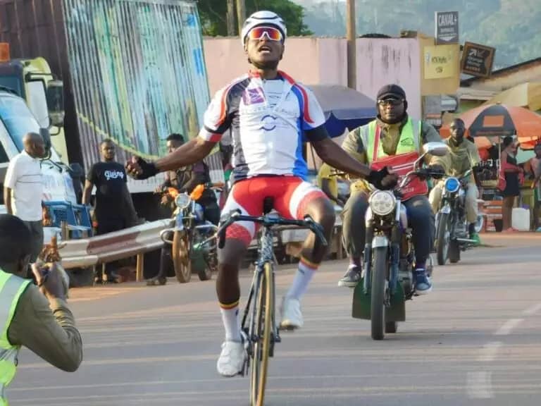 Cyclisme- Transca 12 Steve Ngueguim premier détenteur de la tunique jaune 1