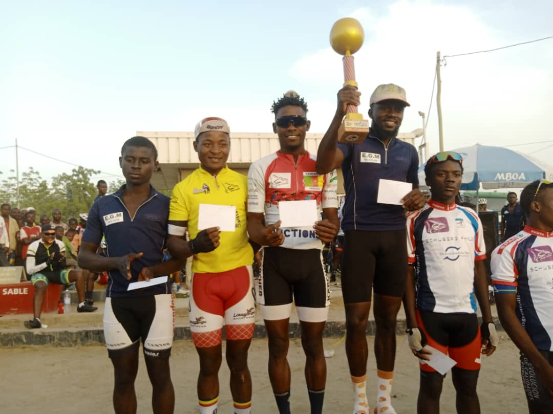 Cyclisme -Transca 12: Ismaël Voukeng sur la plus haute marche du podium 1