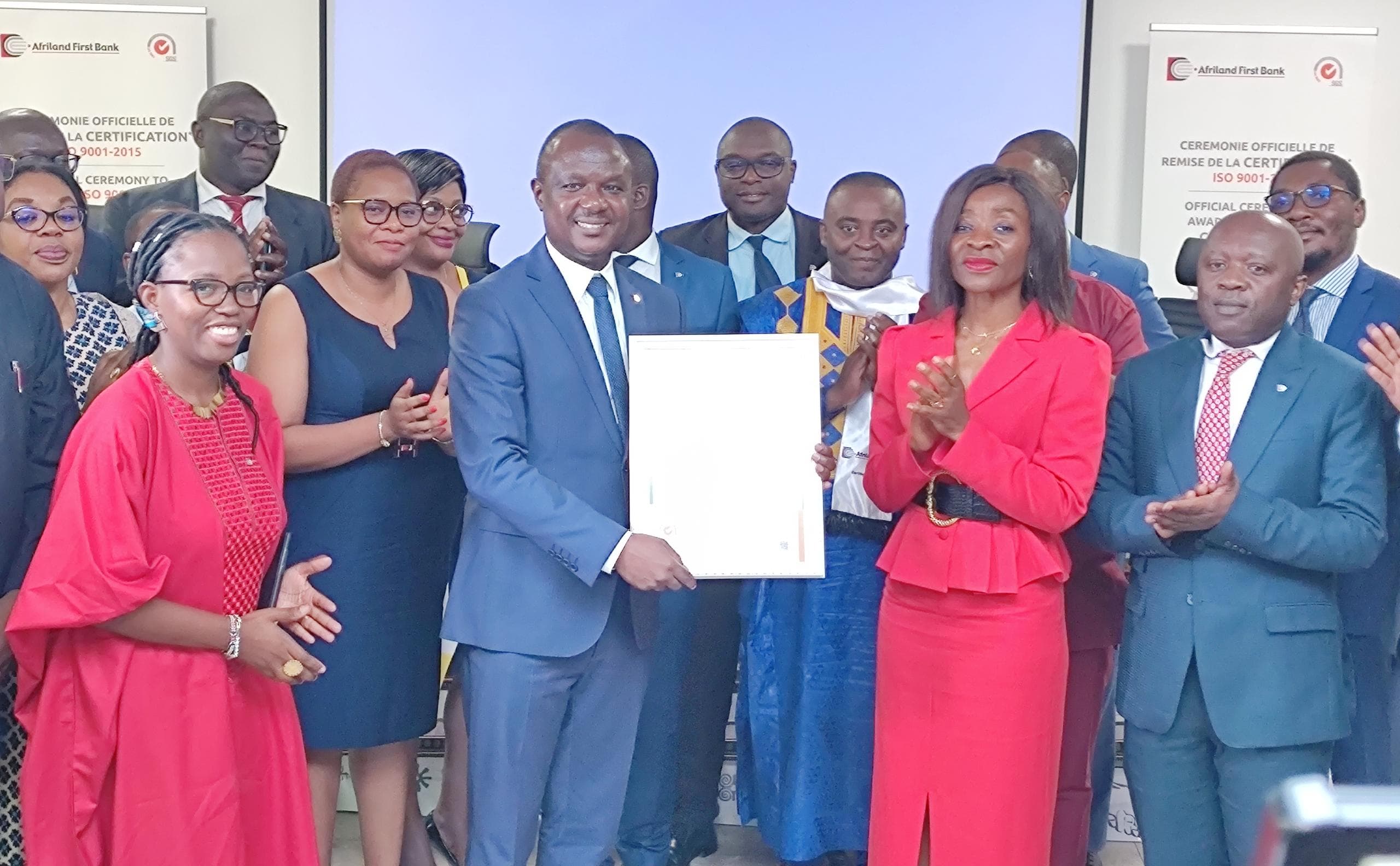 Afriland First Bank: Désormais certifiée aux normes ISO 9001-2015 5