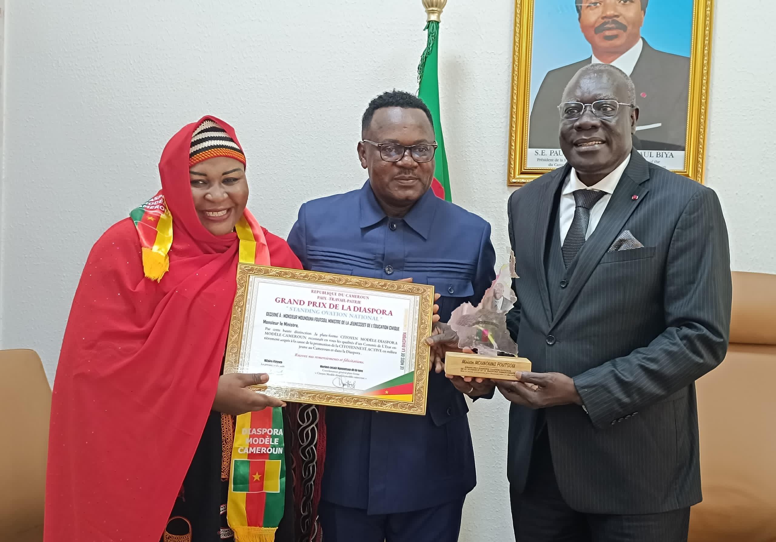 Grand Prix Standing Ovation National de la Jeunesse et de la diaspora camerounaise: Mounouna Foutsou récompensé 1