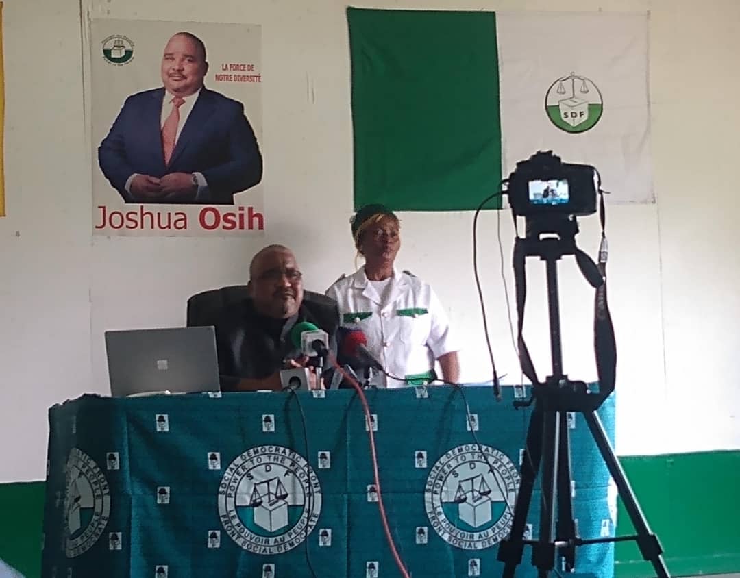 Cameroun-Prorogation du mandat des conseillers municipaux: Joshua Osih « Le SDF s’oppose à cela car c’est contraire aux bonnes pratiques démocratiques. » 1