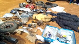 Cameroun-Fin de parcours pour un gang spécialisé dans les agressions et le vole des motos à Kribi 11