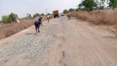 Cameroun - Travaux d’entretien en régie de la section Meiganga-Ngaoundéré-Garoua : une surface de 425m² traitée 1