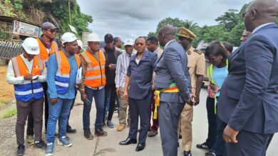 Cameroun - Tournée du Mintp dans les régions du Littoral, Sud-Ouest, Ouest: la nette amélioration du niveau de service de l'axe Bekoko – Pont du Nkam – Bandjoun, constatée 1