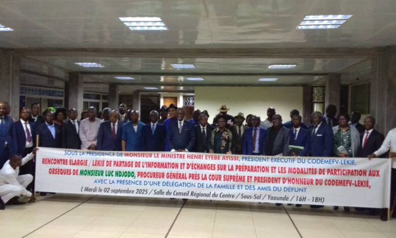 Cameroun - Préparatifs des obsèques du procureur général près la cour suprême : La Lekié se mobilise 3