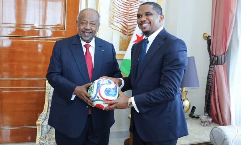 Samuel Eto'o reçu par le président djiboutien en marge de l'assemblée du CECAFA 1