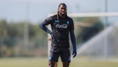 Zambo Anguissa, blessé au dos, sera absent longtemps pour Naples et le Cameroun 2