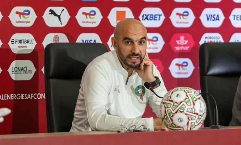 La FRMF confirme Walid Regragui à la tête des Lions de l'Atlas 1