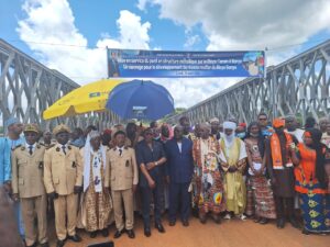 Cameroun- Ouvrage sur le Mayo Taram à Banyo : le pont Acrow officiellement ouvert 4