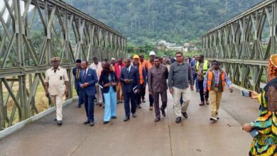 Cameroun - Rivière Ngoum à Kekem : Les travaux du pont achevés 15