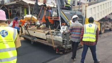 Cameroun - Entretien de la N10, Yaoundé-Ayos-Bonis : des travaux en cours au carrefour Nkoabang 5